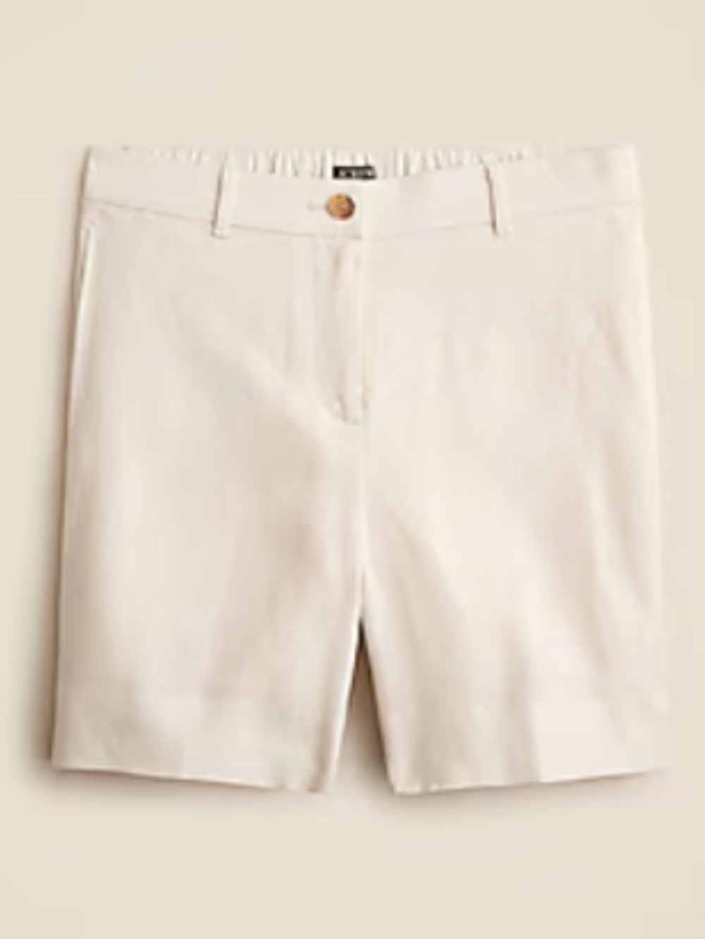 JCrew 6" Harbor short in linen